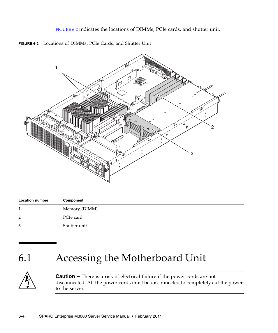 1 accessing the motherboard unit, Accessing the motherboard unit | FUJITSU M3000 User Manual | Page 98 / 198