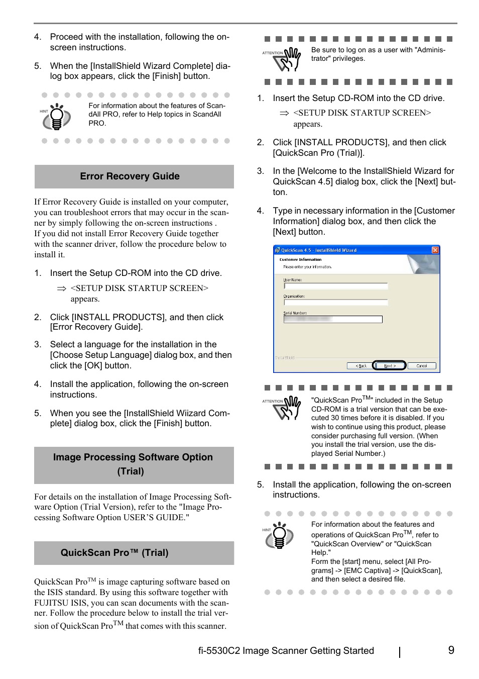 FUJITSU FI-5530C2 User Manual | Page 17 / 27