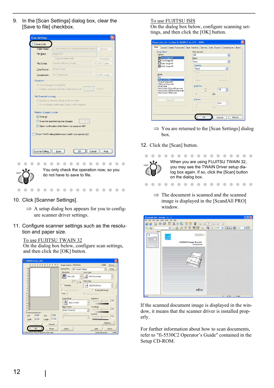 FUJITSU FI-5530C2 User Manual | Page 20 / 27