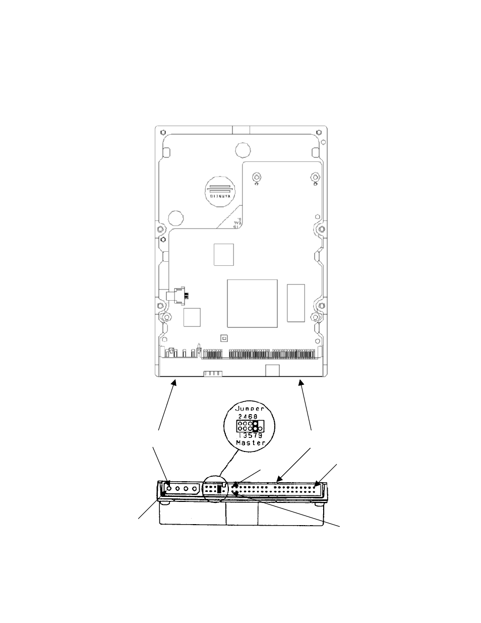 5 jumper settings, 1 location of setting jumpers | FUJITSU MPG3XXXAH-E User Manual | Page 44 / 201