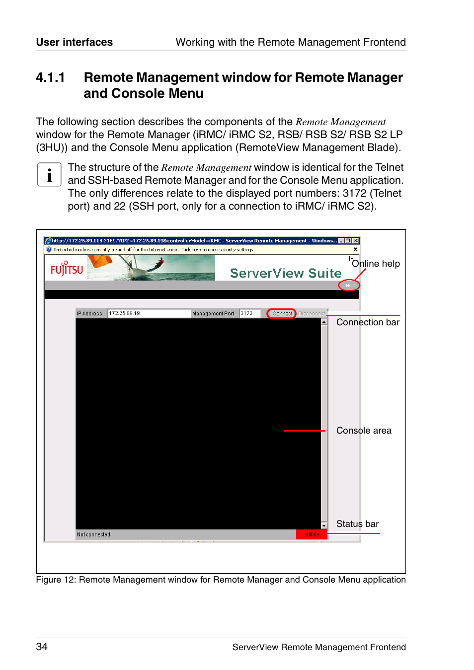 And all | FUJITSU Primergy ServerView Suite ServerView Remote Management Frontend V4.90 User Manual | Page 34 / 62