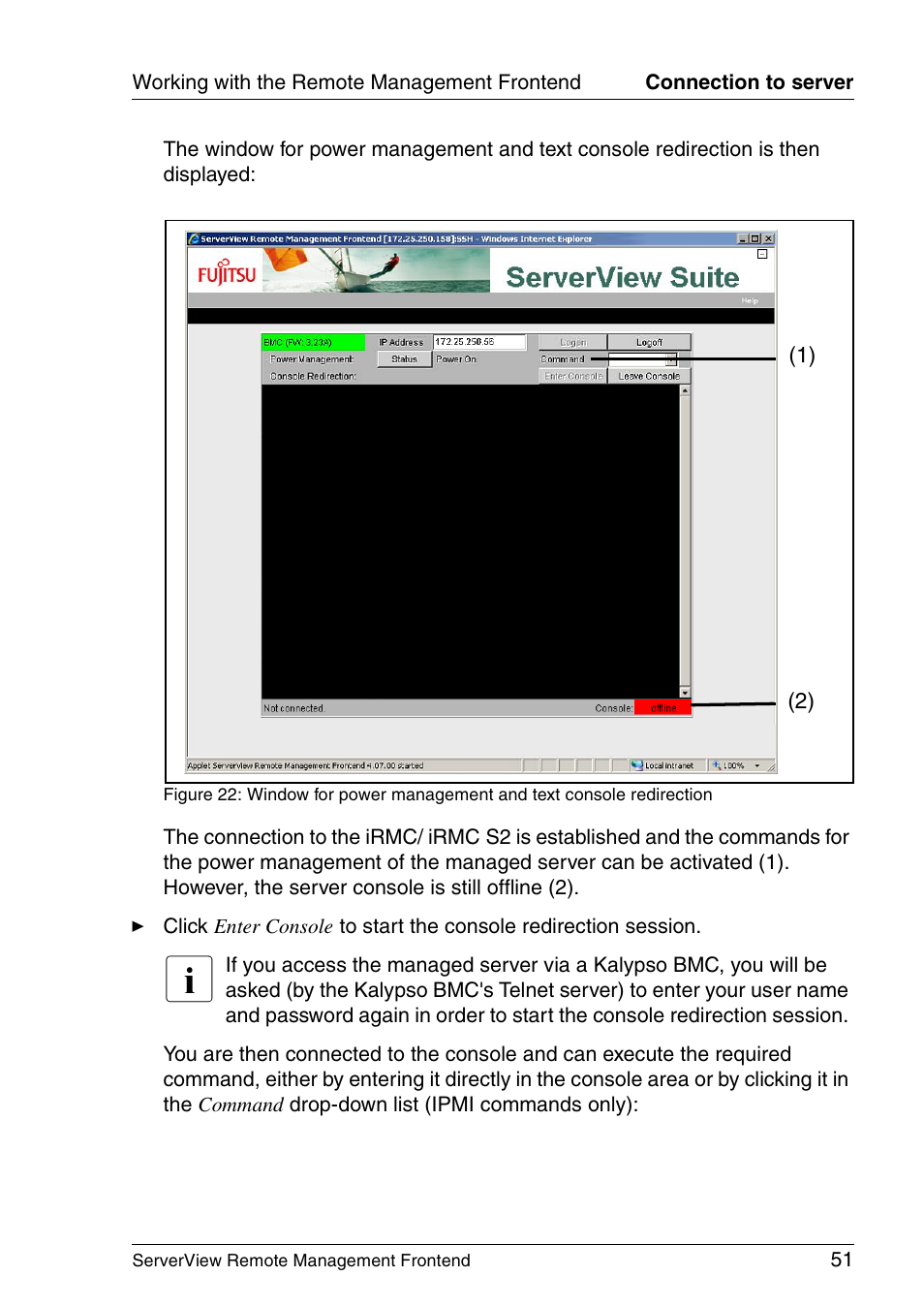 FUJITSU Primergy ServerView Suite ServerView Remote Management Frontend V4.90 User Manual | Page 51 / 62
