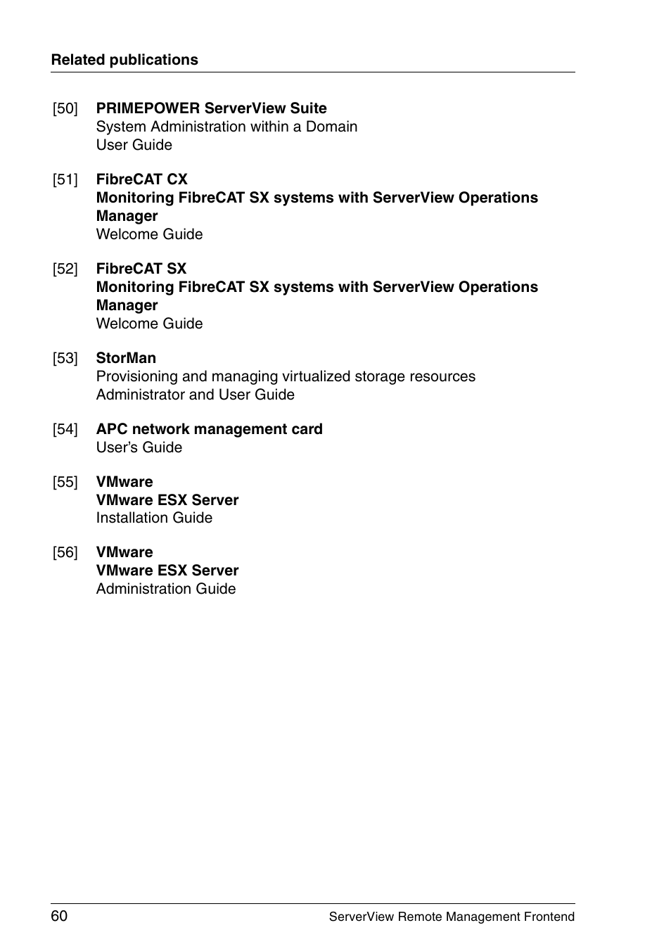 FUJITSU Primergy ServerView Suite ServerView Remote Management Frontend V4.90 User Manual | Page 60 / 62
