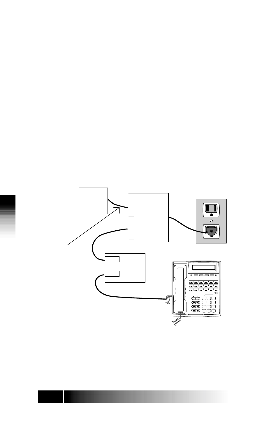 Installing the terminal -2, Ni / 5e custom t e rminal installation, Figure 5-1: power connections | 8 wire, 8 wire 2 wire or 4 wire (ps off) isdn set (ta) | FUJITSU SRS-9924-ABM User Manual | Page 70 / 115