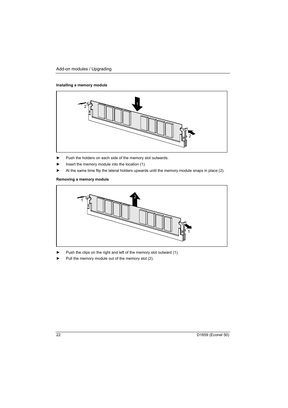 FUJITSU RELIABILITY D1859 User Manual | Page 28 / 42