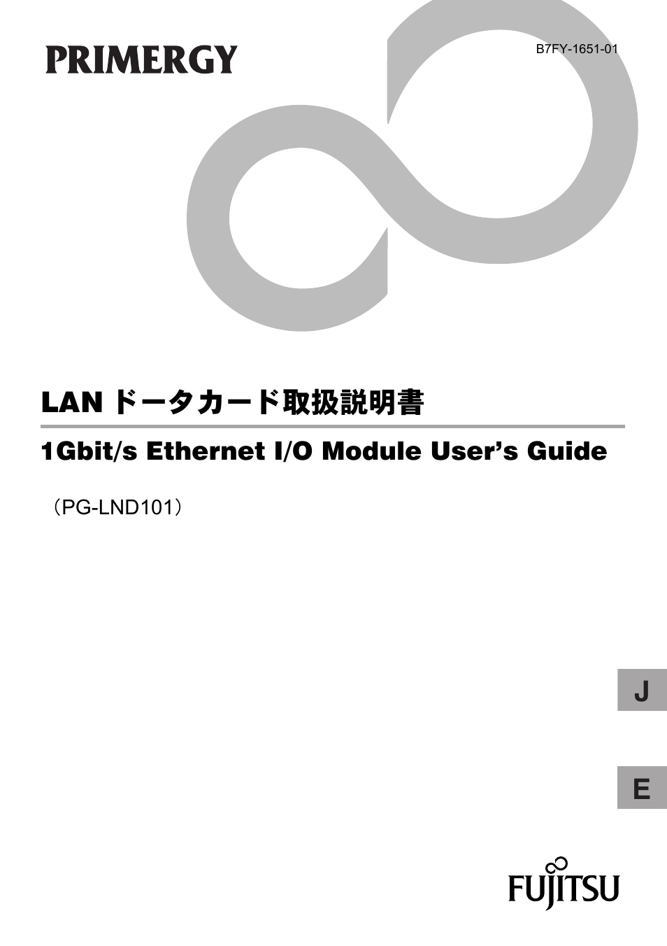FUJITSU PG-LND101 User Manual | 80 pages
