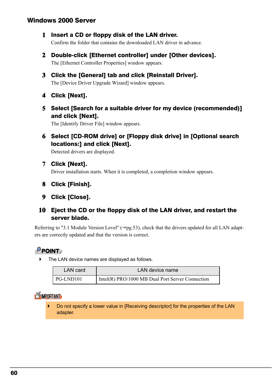FUJITSU PG-LND101 User Manual | Page 60 / 80