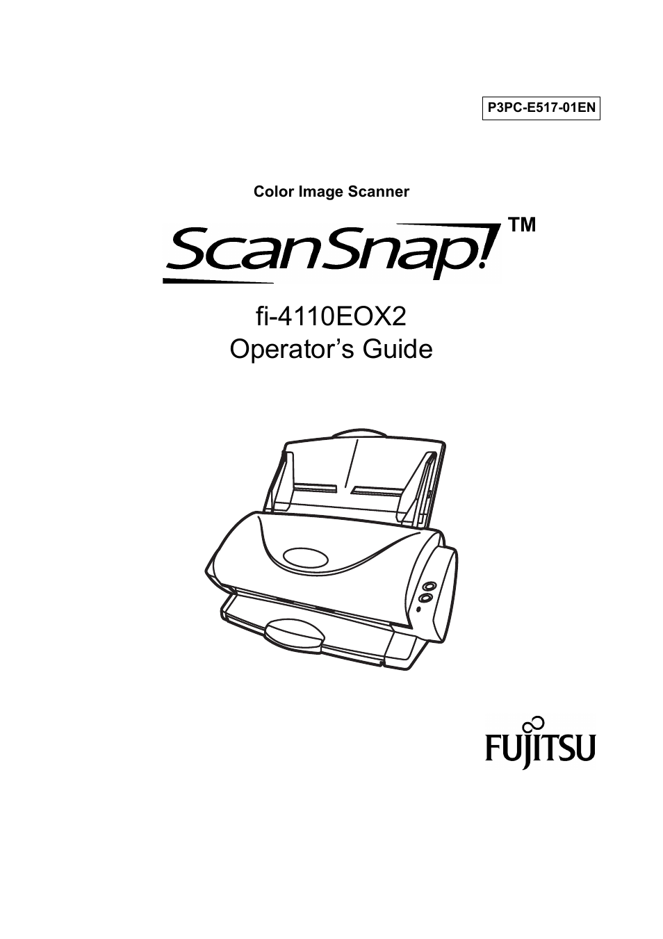 FUJITSU fi-4110EOX2 User Manual | 91 pages