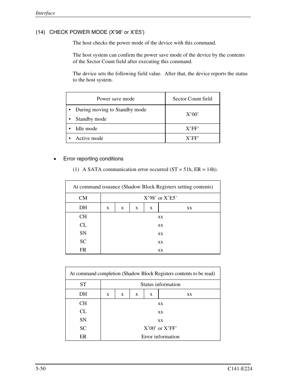 FUJITSU MHV2060BH User Manual | Page 126 / 274