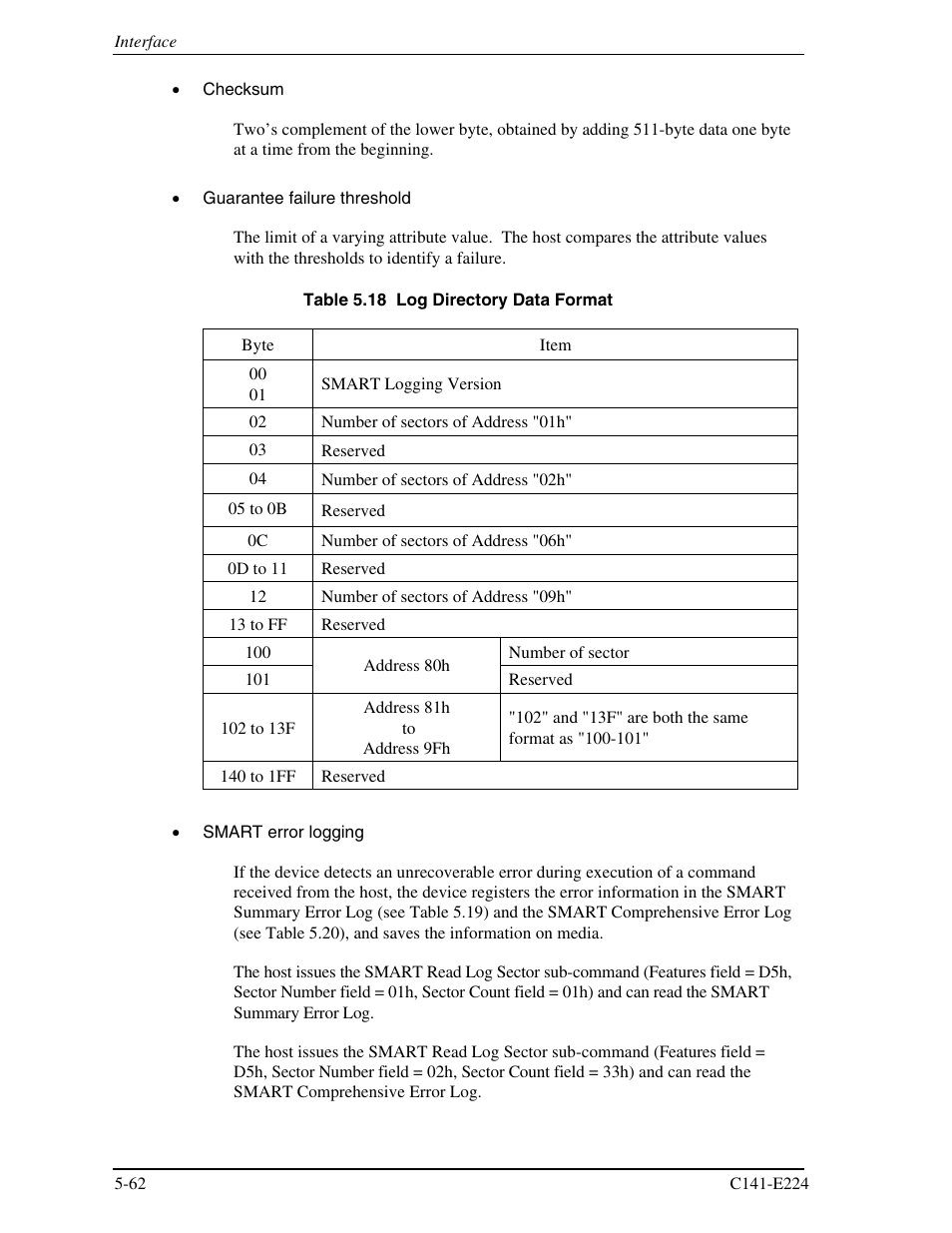 FUJITSU MHV2060BH User Manual | Page 138 / 274
