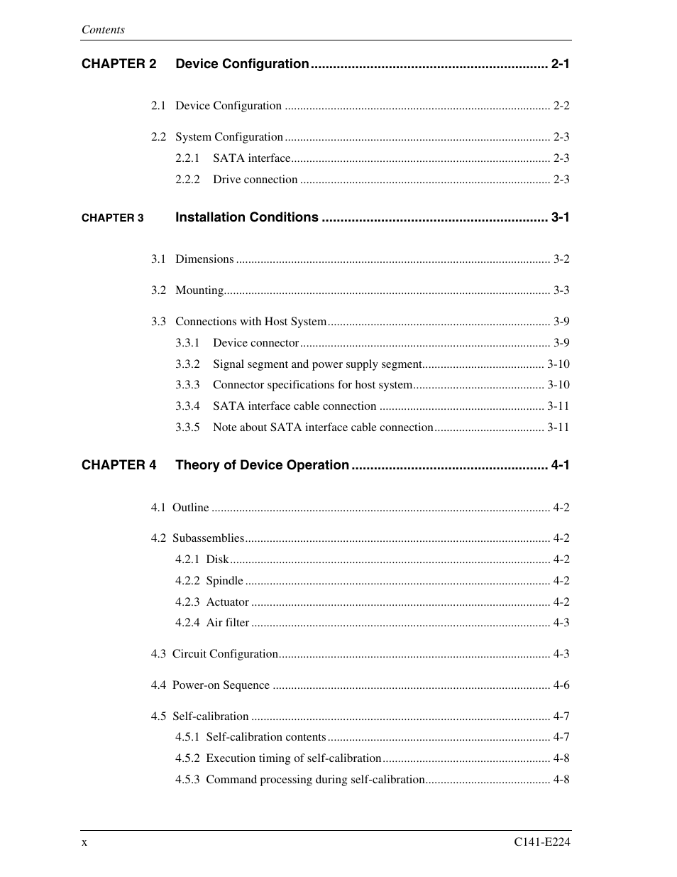 FUJITSU MHV2060BH User Manual | Page 14 / 274