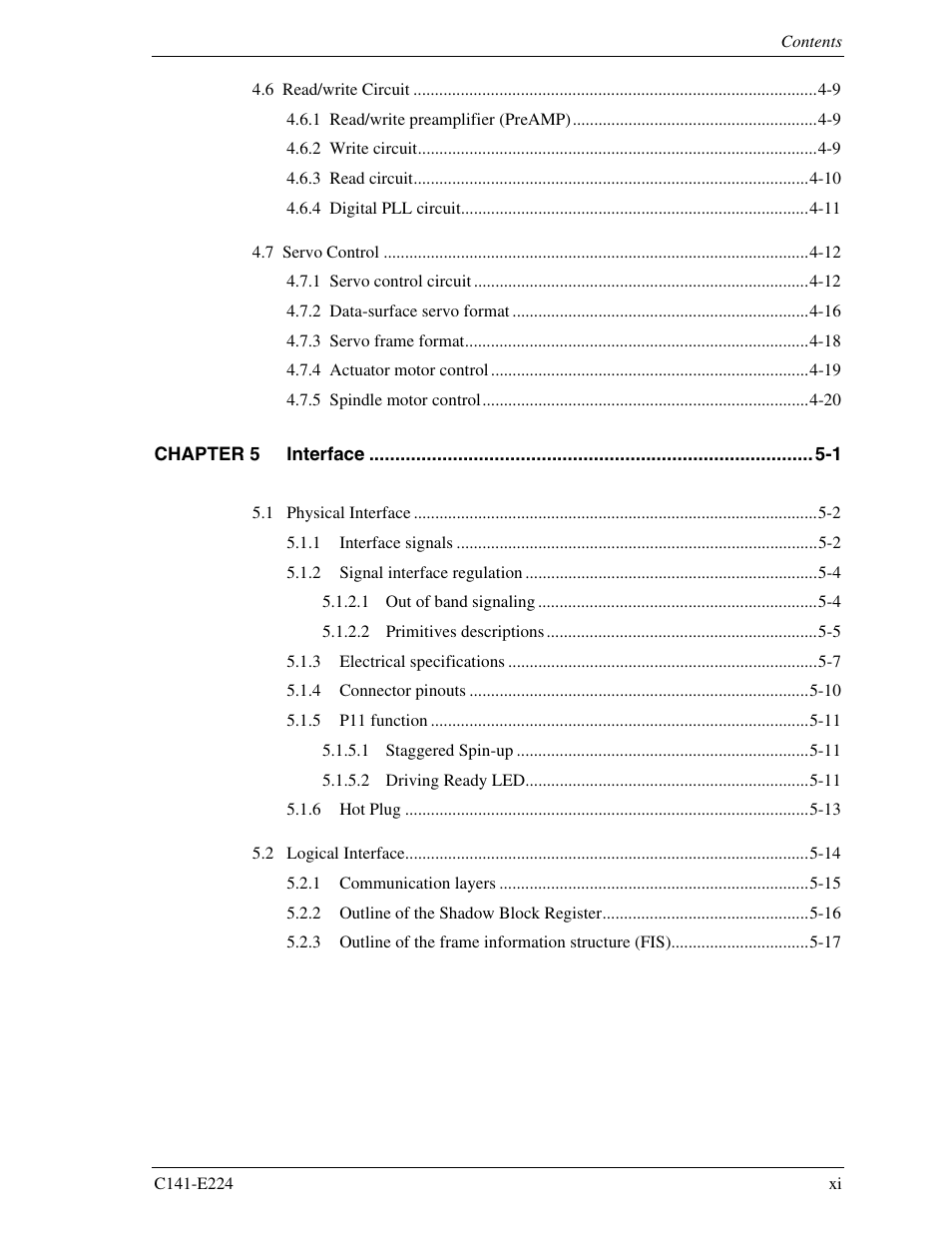 FUJITSU MHV2060BH User Manual | Page 15 / 274