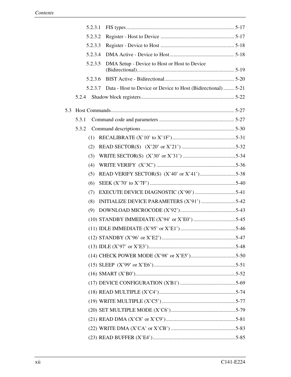 FUJITSU MHV2060BH User Manual | Page 16 / 274