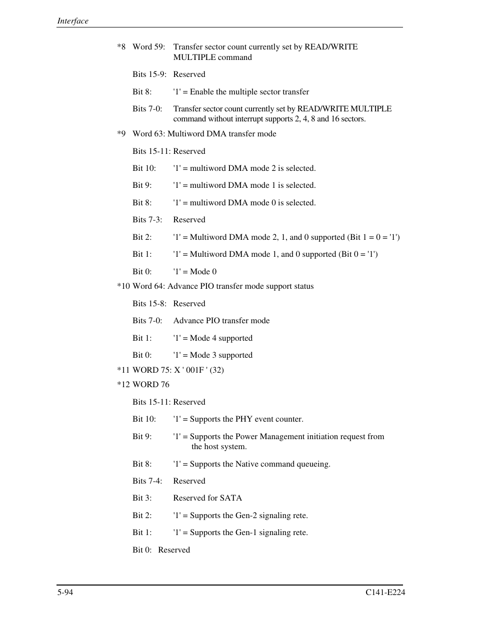 FUJITSU MHV2060BH User Manual | Page 170 / 274