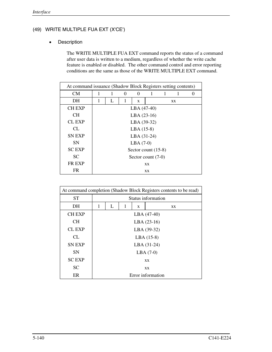 FUJITSU MHV2060BH User Manual | Page 216 / 274