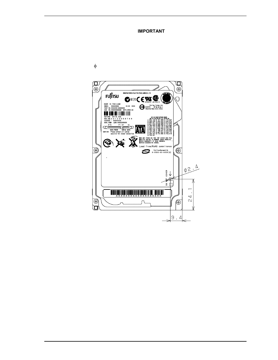 FUJITSU MHV2060BH User Manual | Page 49 / 274
