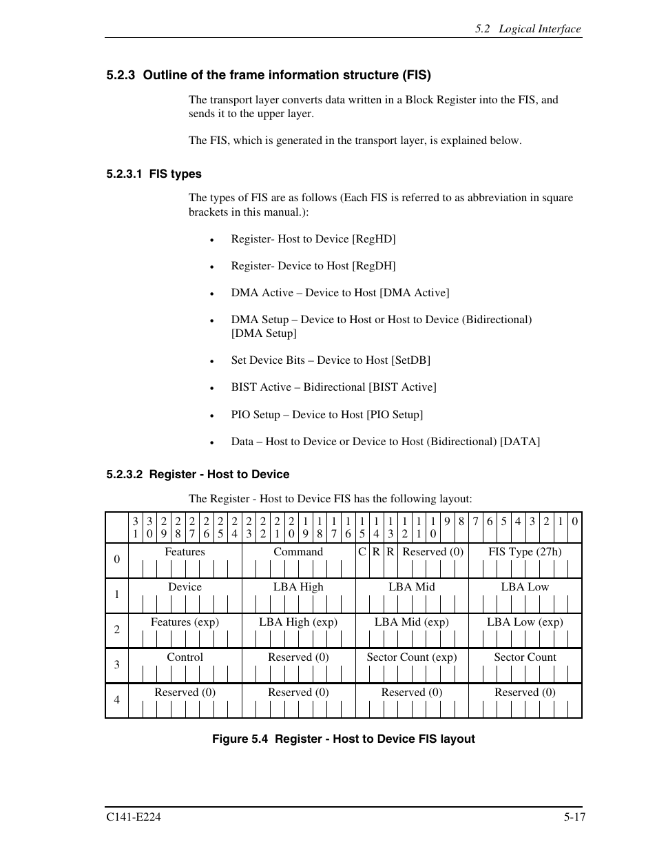 3 outline of the frame information structure (fis) | FUJITSU MHV2060BH User Manual | Page 93 / 274