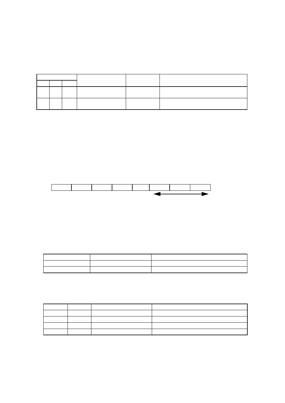 3 mod: mode pins, 4 mode vector, 5 reset vector | FUJITSU MB91460 SERIES FR60 User Manual | Page 160 / 1038