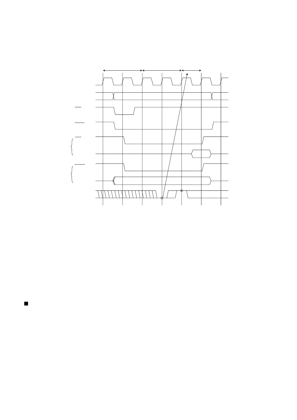 7 synchronous write enable output, Figure 5-6, Timing | FUJITSU MB91460 SERIES FR60 User Manual | Page 584 / 1038