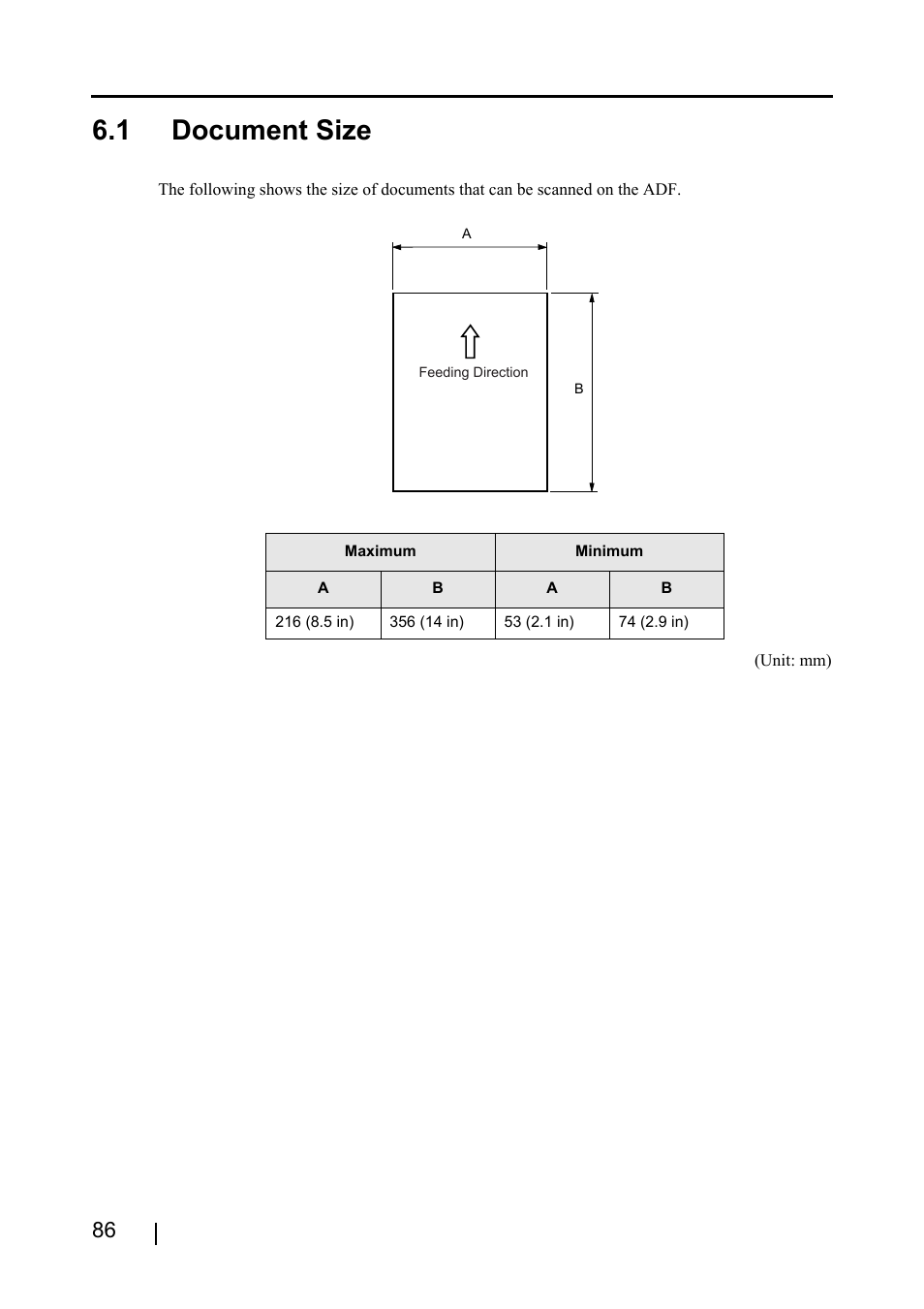 1 document size | FUJITSU Image Scanner fi-4120C User Manual | Page 102 / 121