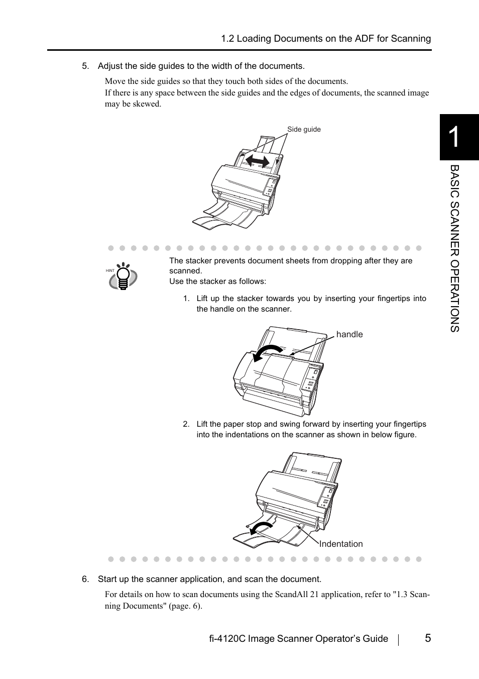 FUJITSU Image Scanner fi-4120C User Manual | Page 21 / 121