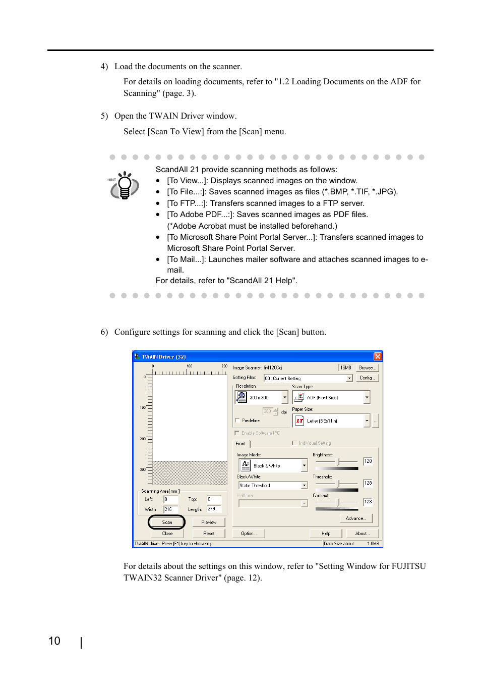 FUJITSU Image Scanner fi-4120C User Manual | Page 26 / 121