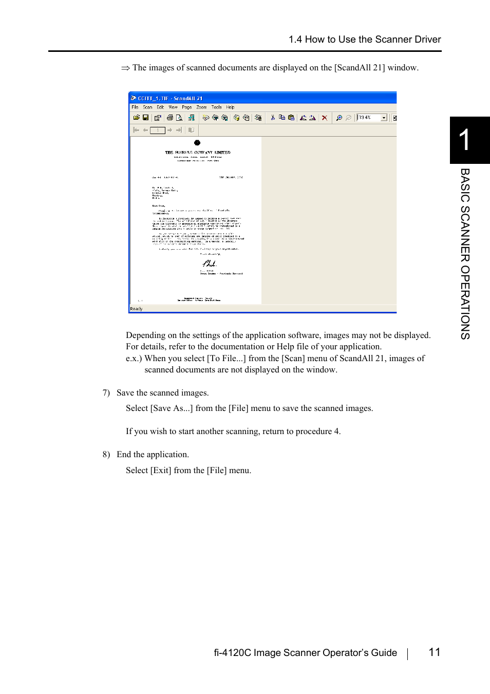 FUJITSU Image Scanner fi-4120C User Manual | Page 27 / 121