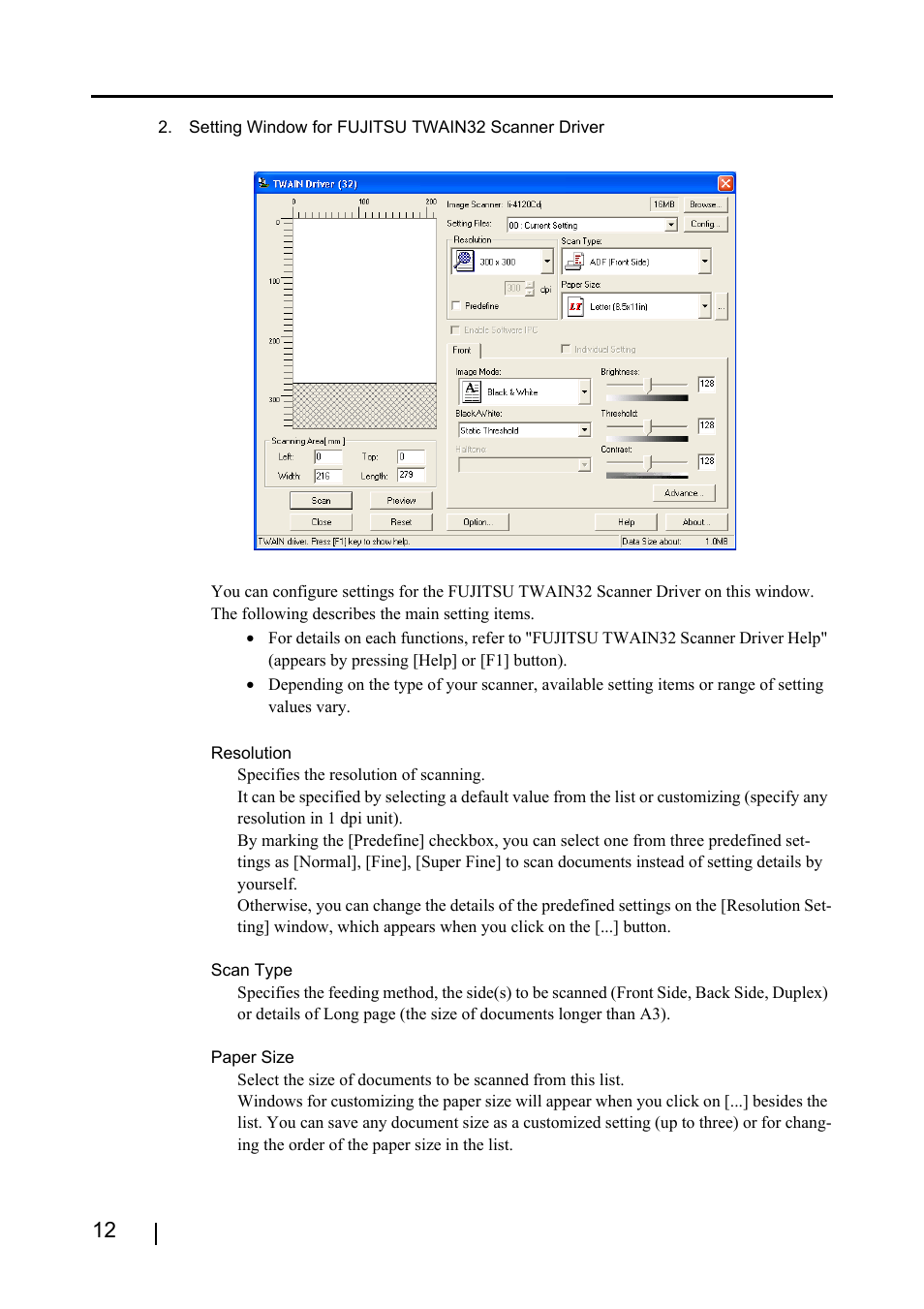 FUJITSU Image Scanner fi-4120C User Manual | Page 28 / 121