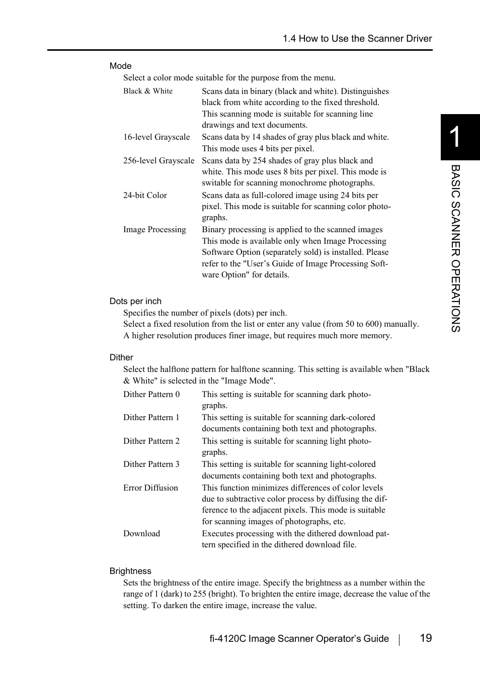 FUJITSU Image Scanner fi-4120C User Manual | Page 35 / 121
