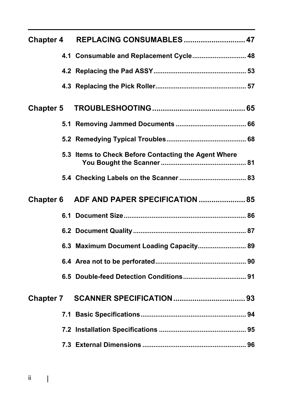 FUJITSU Image Scanner fi-4120C User Manual | Page 4 / 121