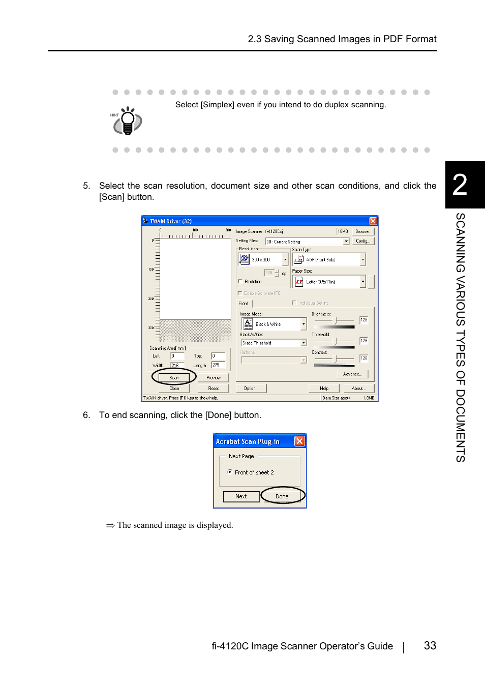 FUJITSU Image Scanner fi-4120C User Manual | Page 49 / 121