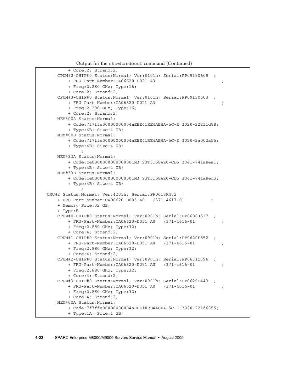 FUJITSU SPARC ENTERPRISE M8000 User Manual | Page 116 / 514