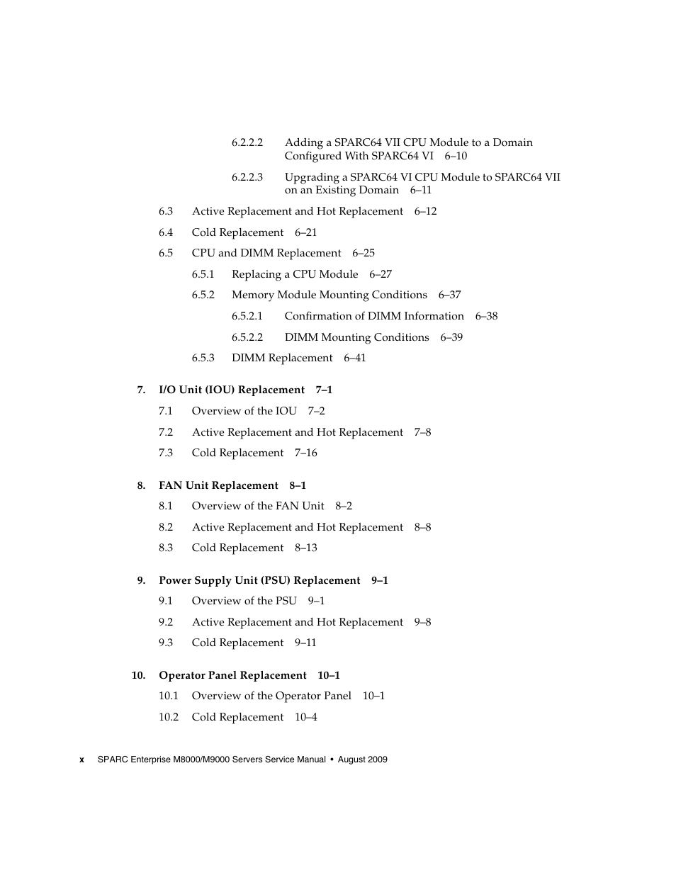 FUJITSU SPARC ENTERPRISE M8000 User Manual | Page 12 / 514