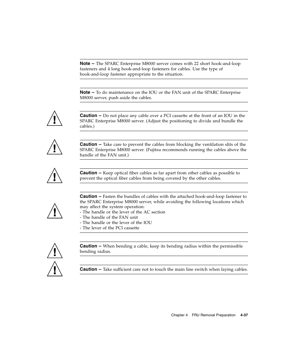 FUJITSU SPARC ENTERPRISE M8000 User Manual | Page 131 / 514
