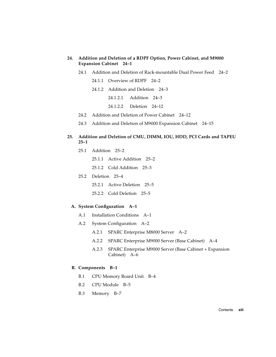 FUJITSU SPARC ENTERPRISE M8000 User Manual | Page 15 / 514
