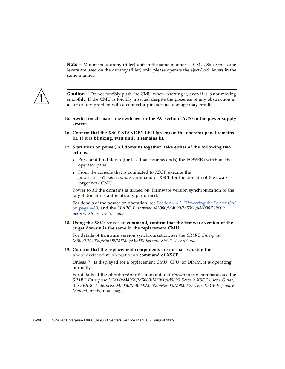 FUJITSU SPARC ENTERPRISE M8000 User Manual | Page 176 / 514