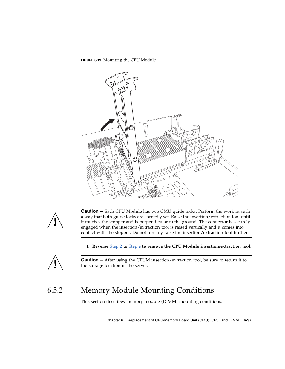 2 memory module mounting conditions, Memory module mounting conditions | FUJITSU SPARC ENTERPRISE M8000 User Manual | Page 189 / 514