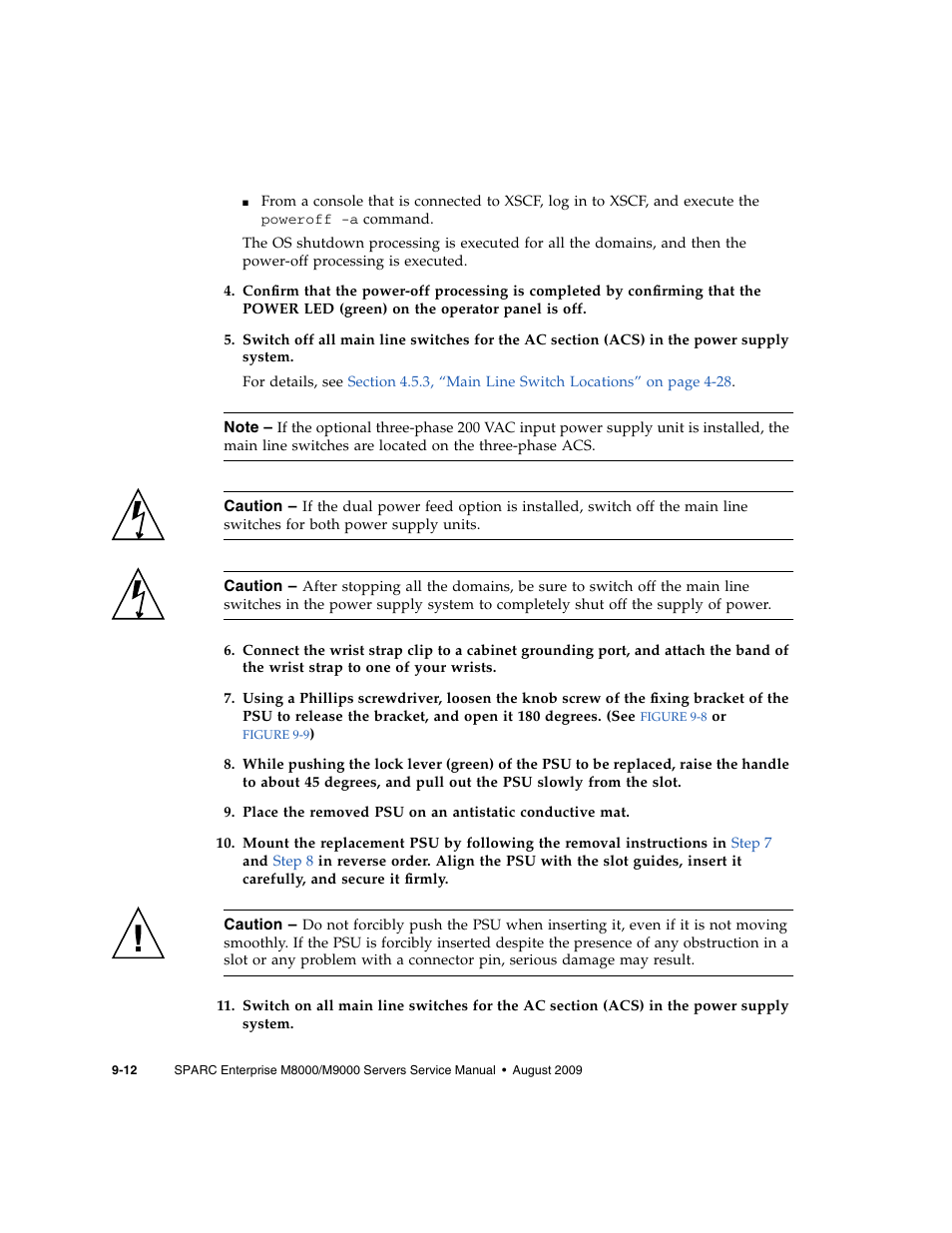 FUJITSU SPARC ENTERPRISE M8000 User Manual | Page 242 / 514