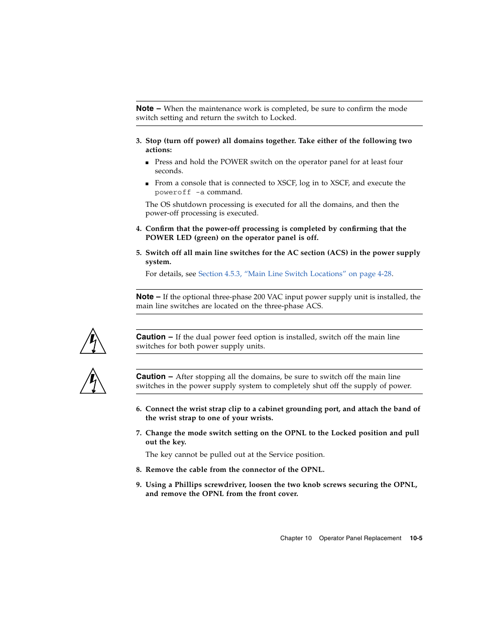 FUJITSU SPARC ENTERPRISE M8000 User Manual | Page 249 / 514