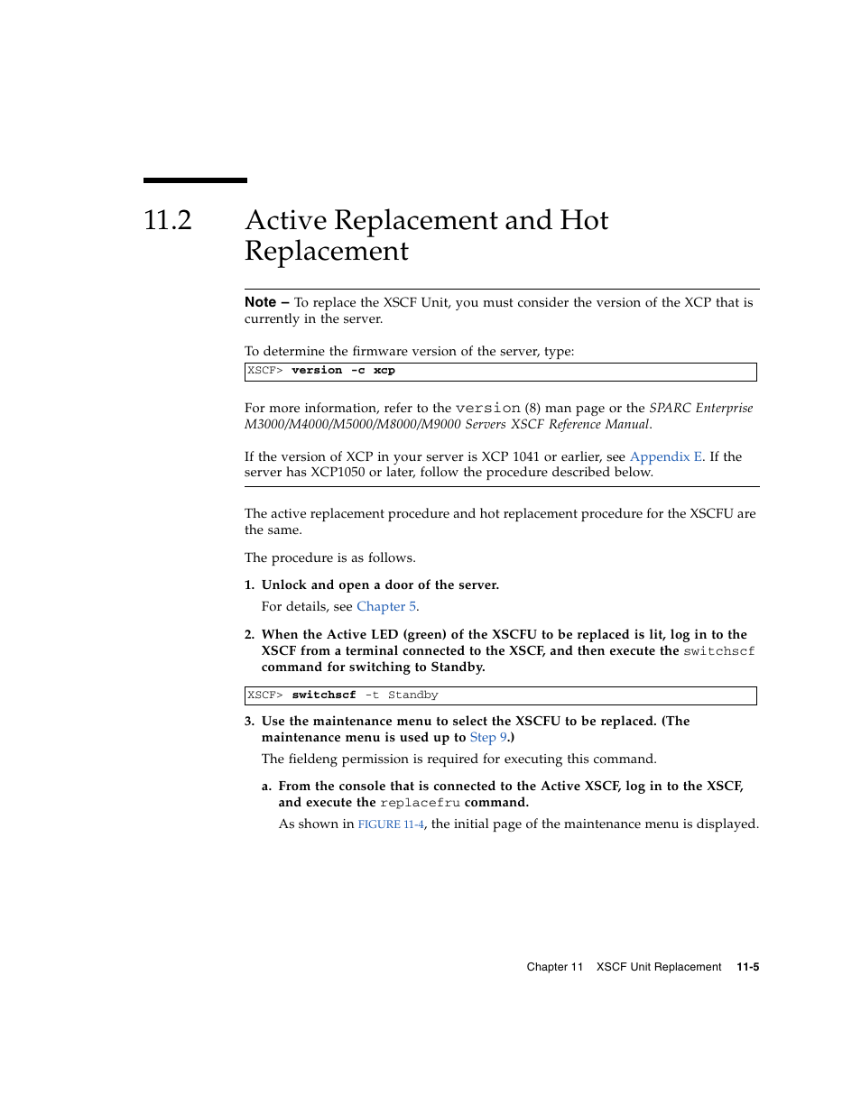 2 active replacement and hot replacement, Active replacement and hot replacement | FUJITSU SPARC ENTERPRISE M8000 User Manual | Page 257 / 514