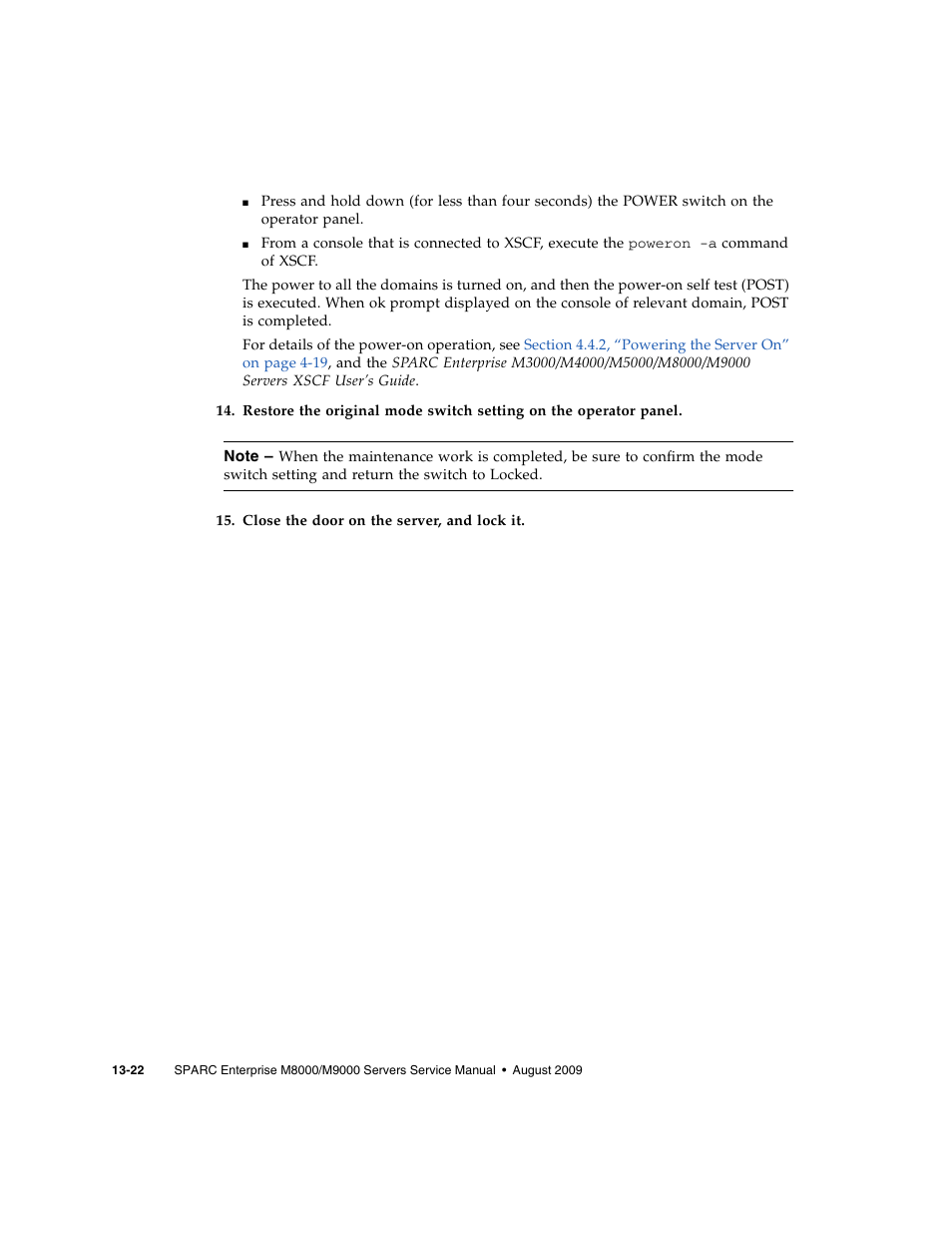 FUJITSU SPARC ENTERPRISE M8000 User Manual | Page 296 / 514