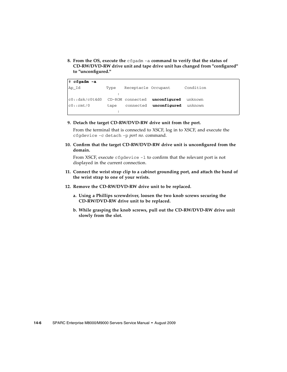FUJITSU SPARC ENTERPRISE M8000 User Manual | Page 302 / 514