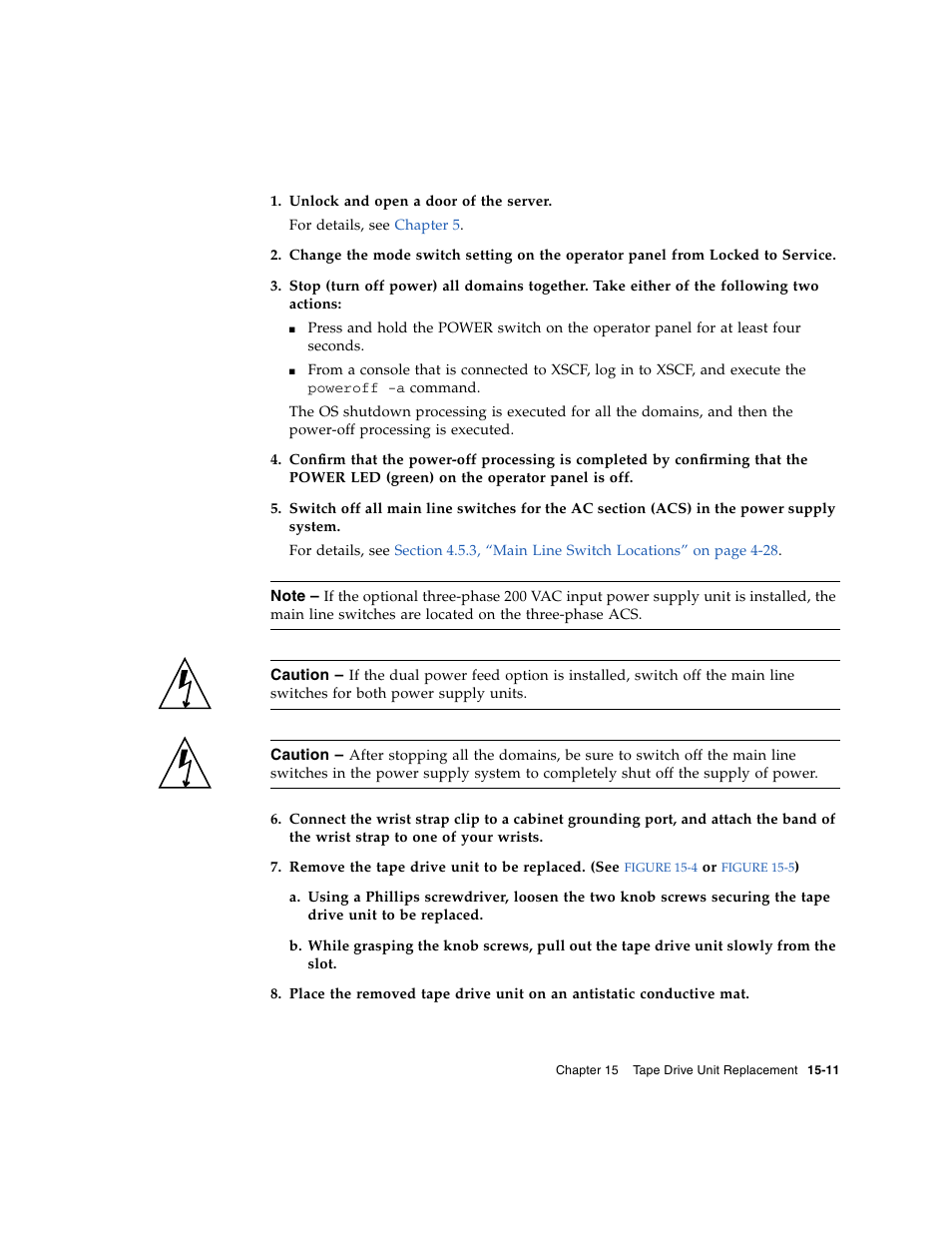 FUJITSU SPARC ENTERPRISE M8000 User Manual | Page 319 / 514