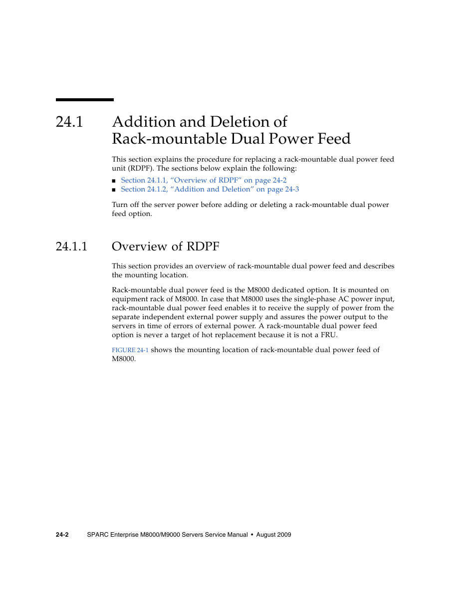 1 overview of rdpf, Overview of rdpf | FUJITSU SPARC ENTERPRISE M8000 User Manual | Page 416 / 514