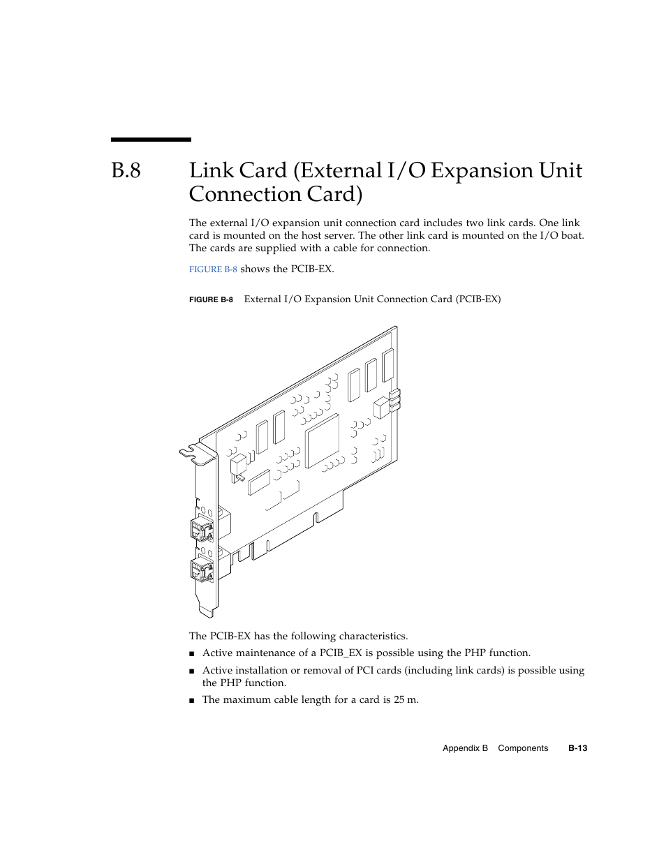 B–13 | FUJITSU SPARC ENTERPRISE M8000 User Manual | Page 459 / 514