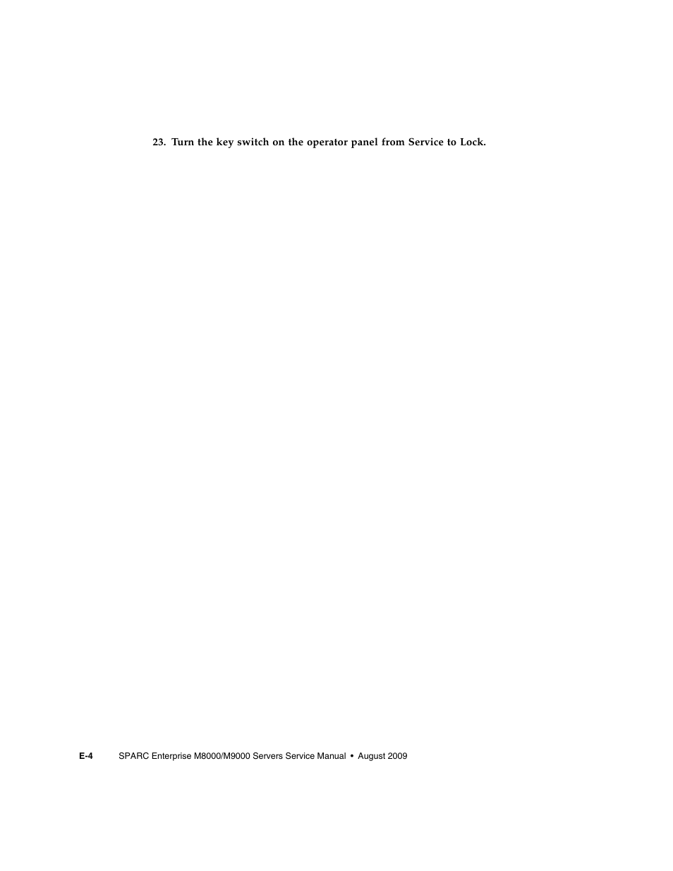 Step 23 | FUJITSU SPARC ENTERPRISE M8000 User Manual | Page 506 / 514