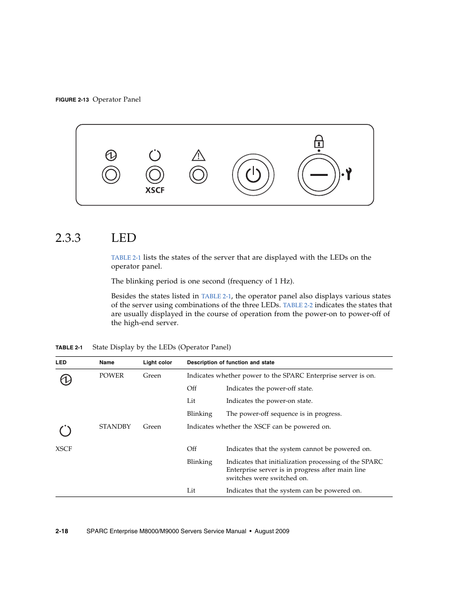 3 led | FUJITSU SPARC ENTERPRISE M8000 User Manual | Page 56 / 514