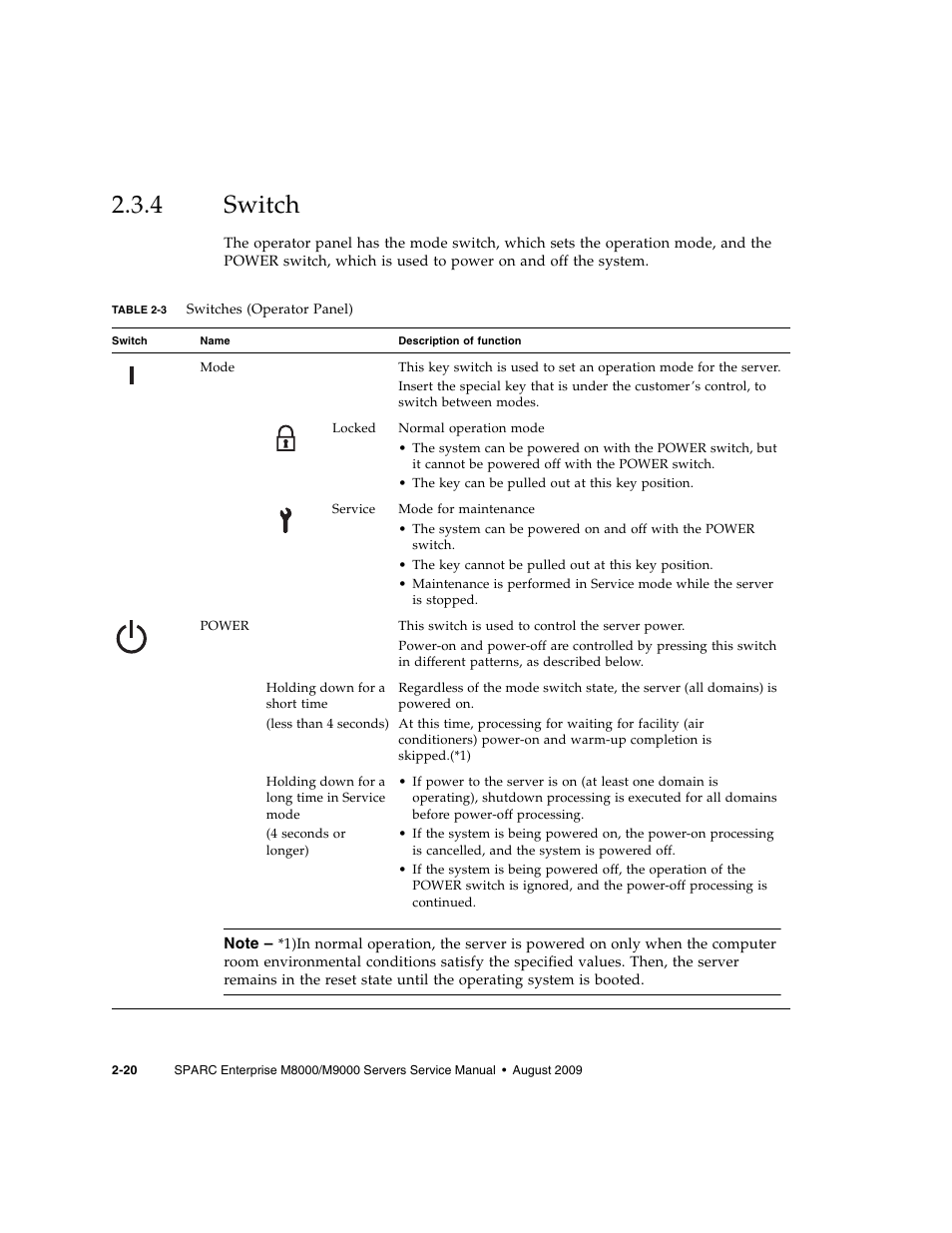 4 switch, Switch | FUJITSU SPARC ENTERPRISE M8000 User Manual | Page 58 / 514