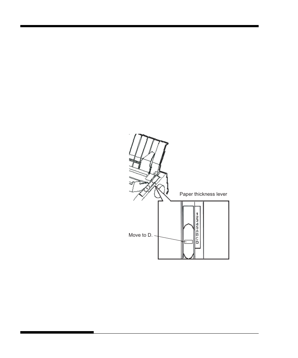 Adjusting for paper thickness, Adjusting for paper thickness –4 | FUJITSU DL3750+/3850+ User Manual | Page 54 / 256