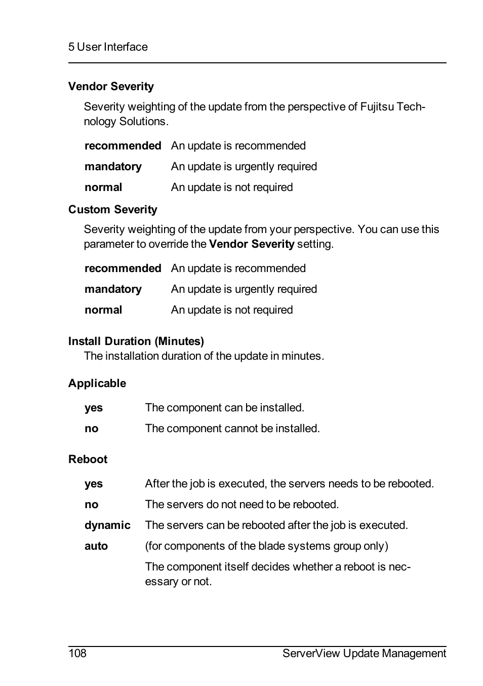 FUJITSU ServerView Suite V6.10 User Manual | Page 108 / 296